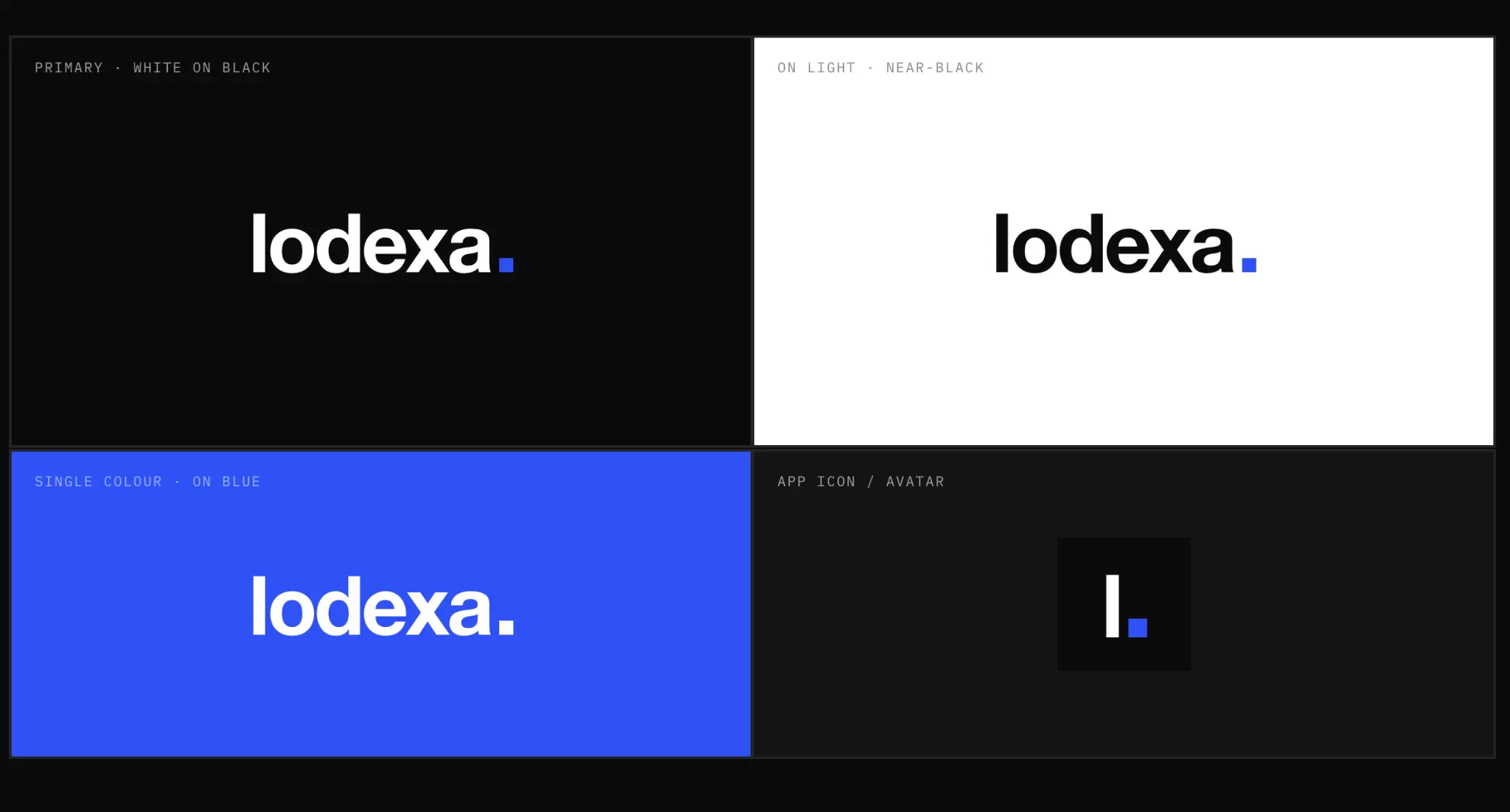 Logo v1 — Bold wordmark