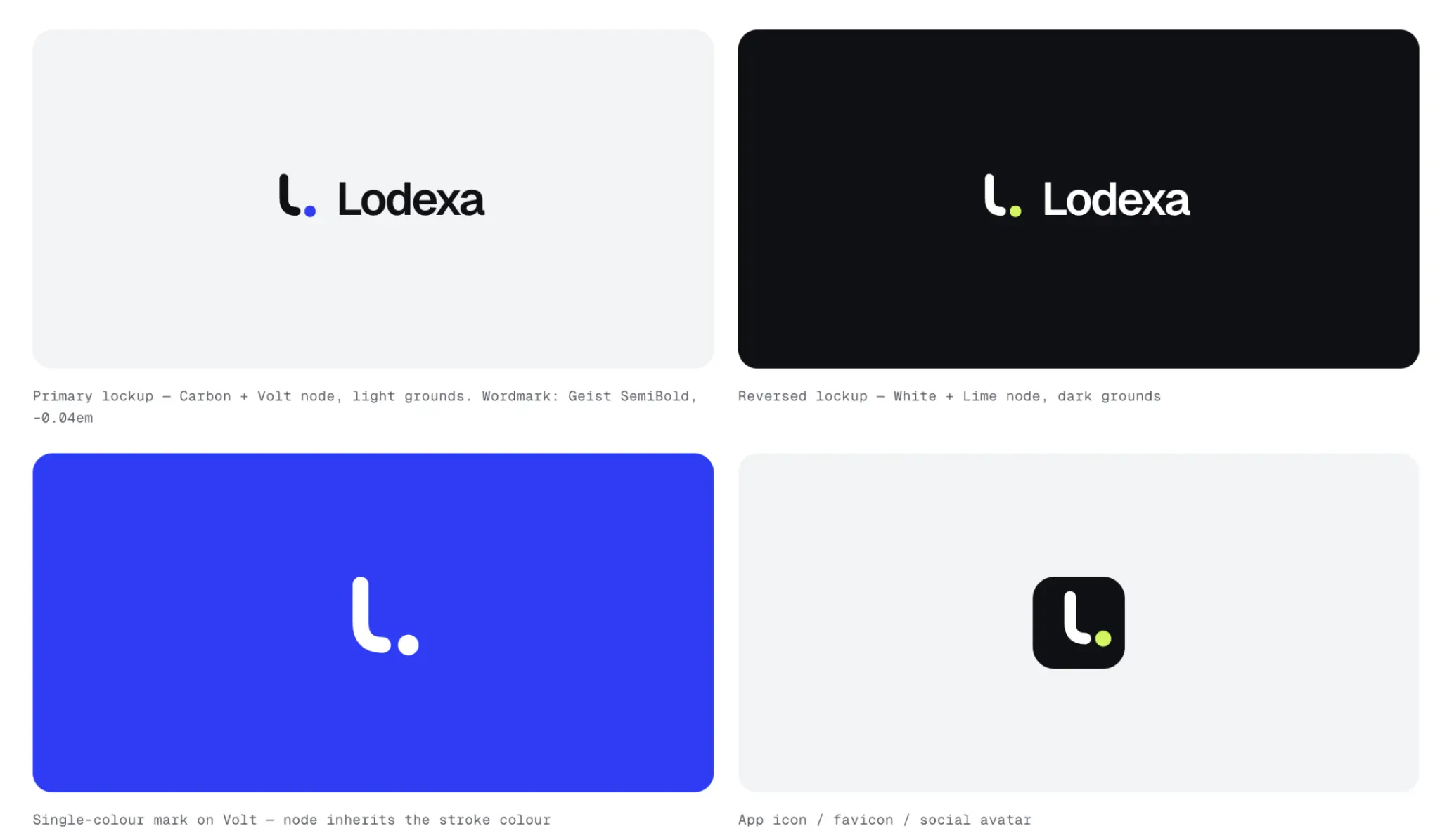 Logo v2 — L-node mark